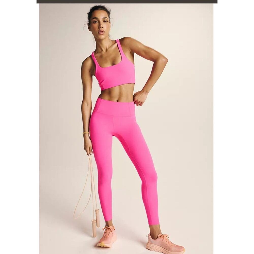Free People FP Movement Hot Pink Core Leggings Sz M